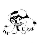 coloriage alien ben 10